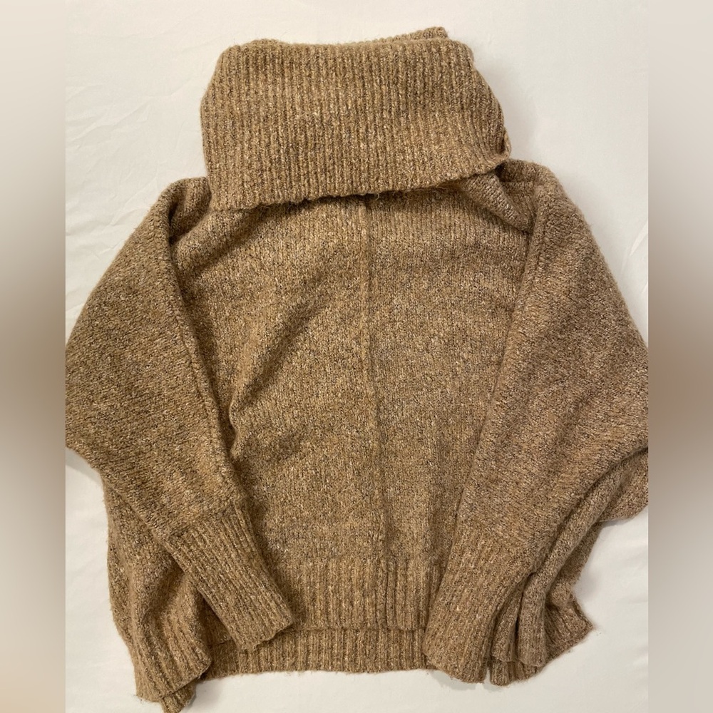 Ruby Moon Brown Cowl Neck Sweater